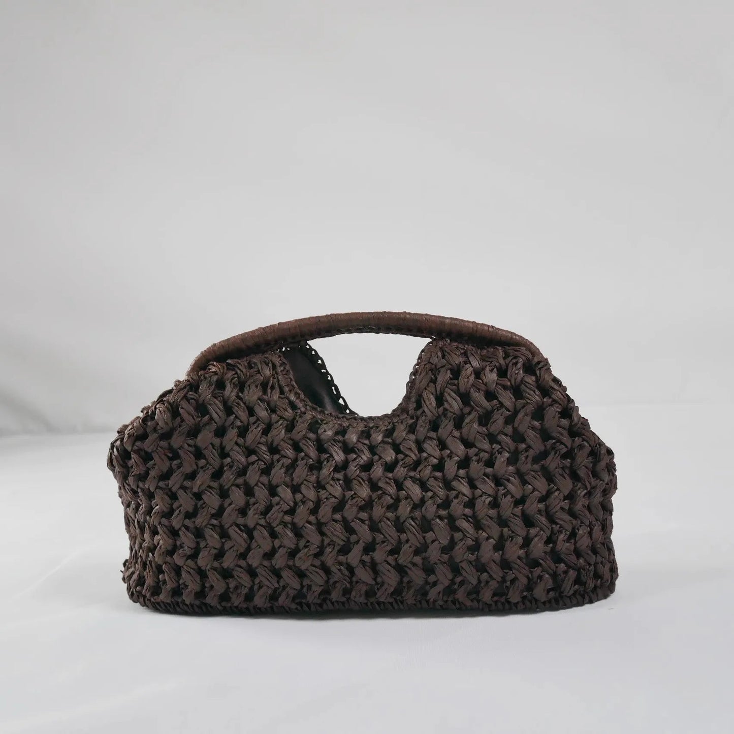 Raffia Chain Shoulder Bag - Women's Summer Crossbody Purse for Beach Days Handbags The