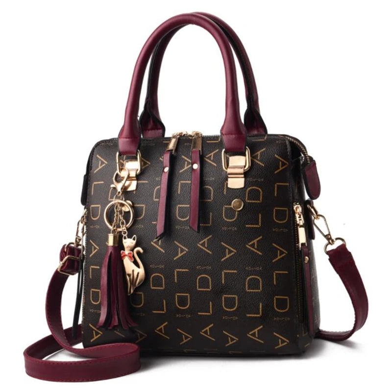 Tassel Tote Handbag - Women's Designer Carryall for Daily Wear & Commuting Handbags The
