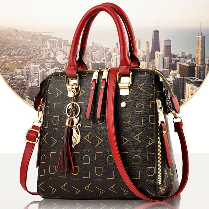 Tassel Tote Handbag - Women's Designer Carryall for Daily Wear & Commuting Handbags The