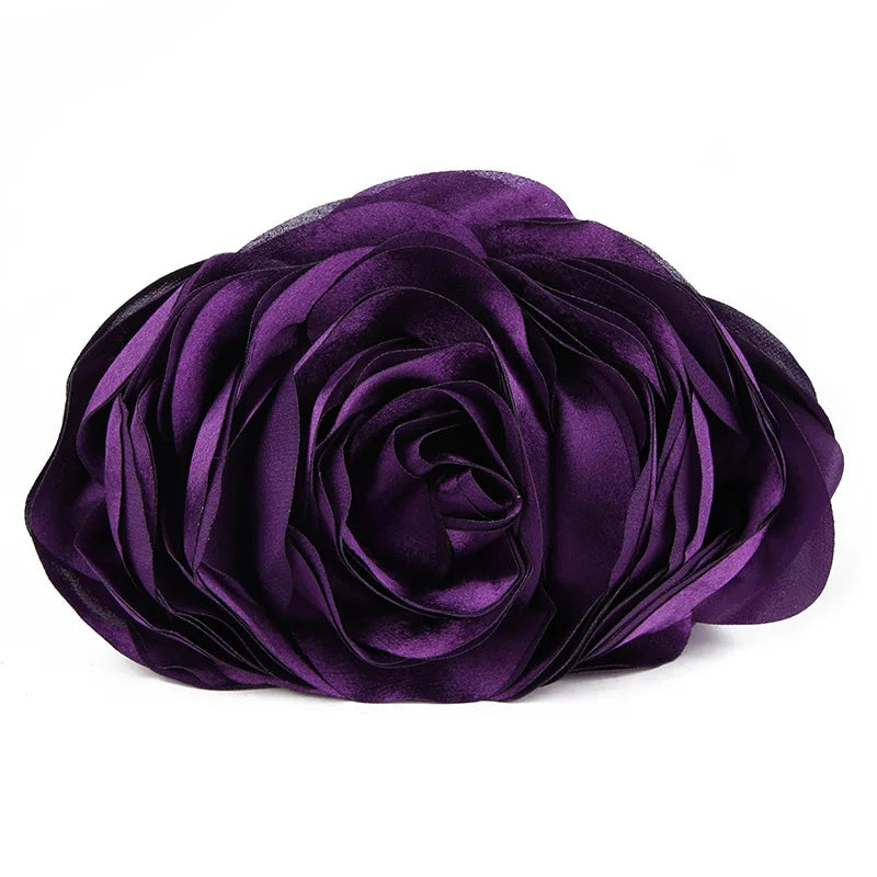 Floral Embroidered Bridal Clutch - Women's Wedding Evening Purse Handbags The
