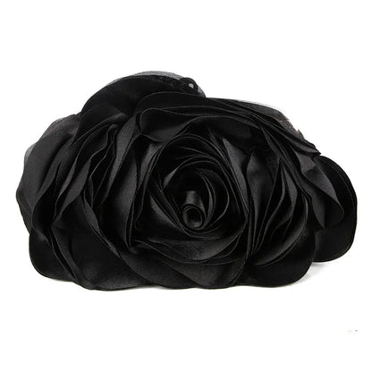 Floral Embroidered Bridal Clutch - Women's Wedding Evening Purse Handbags The