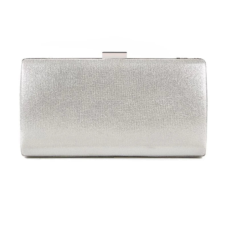Diamond Sequin Evening Clutch - Women's Two-Chain Wedding Purse Handbags The
