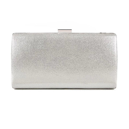 Diamond Sequin Evening Clutch - Women's Two-Chain Wedding Purse Handbags The