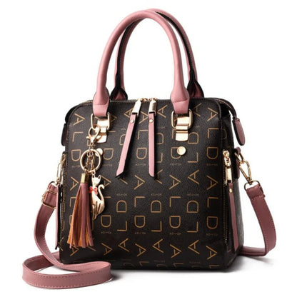 Tassel Tote Handbag - Women's Designer Carryall for Daily Wear & Commuting Handbags The
