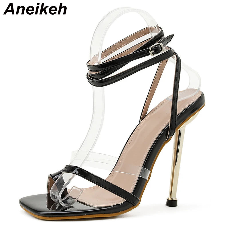 Transparent Strap High Heel Sandals - Women's Party Dress Shoes
