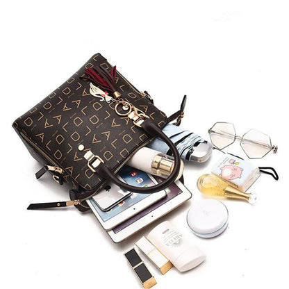 Tassel Tote Handbag - Women's Designer Carryall for Daily Wear & Commuting Handbags The