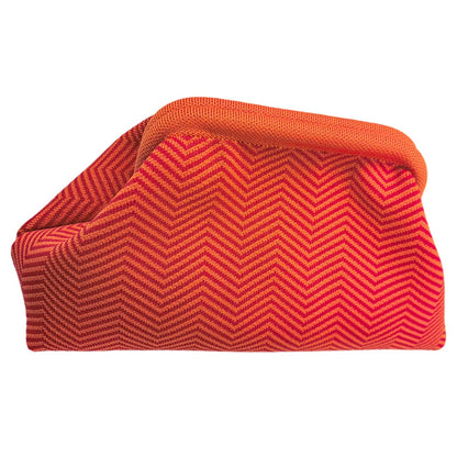 Woven Crochet Dumpling Clutch - Women's Beach & Casual Summer Purse Handbags The