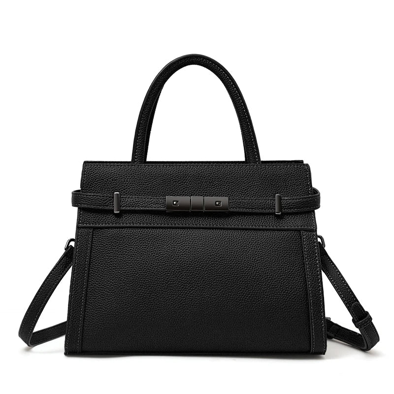First Layer Cowhide Tote - Women's Genuine Leather Work Bag for Everyday Elegance Handbags The