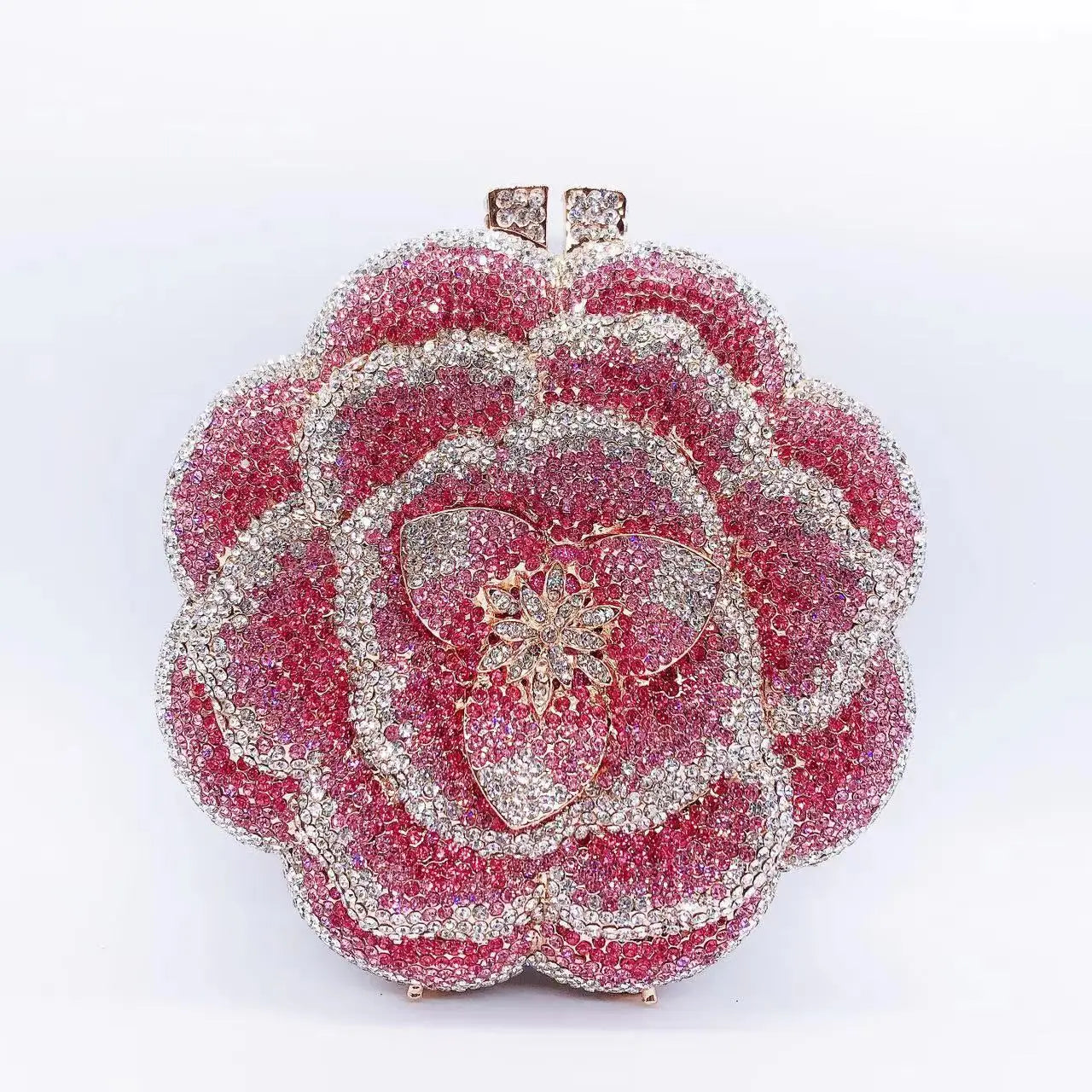 Rhinestone Banquet Clutch Bag - Women's Crystal Evening Purse Handbags The