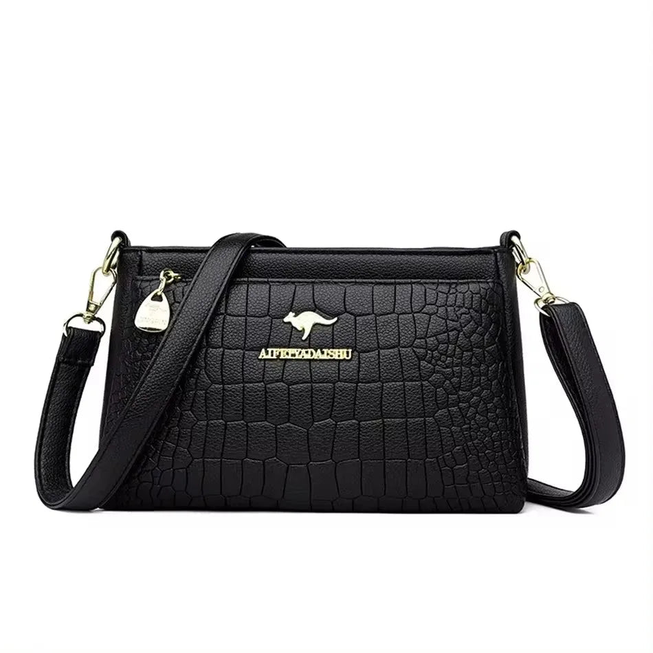 Vintage PU Leather Tote - Women's Large-Capacity Shoulder Bag for Daily Wear Handbags The