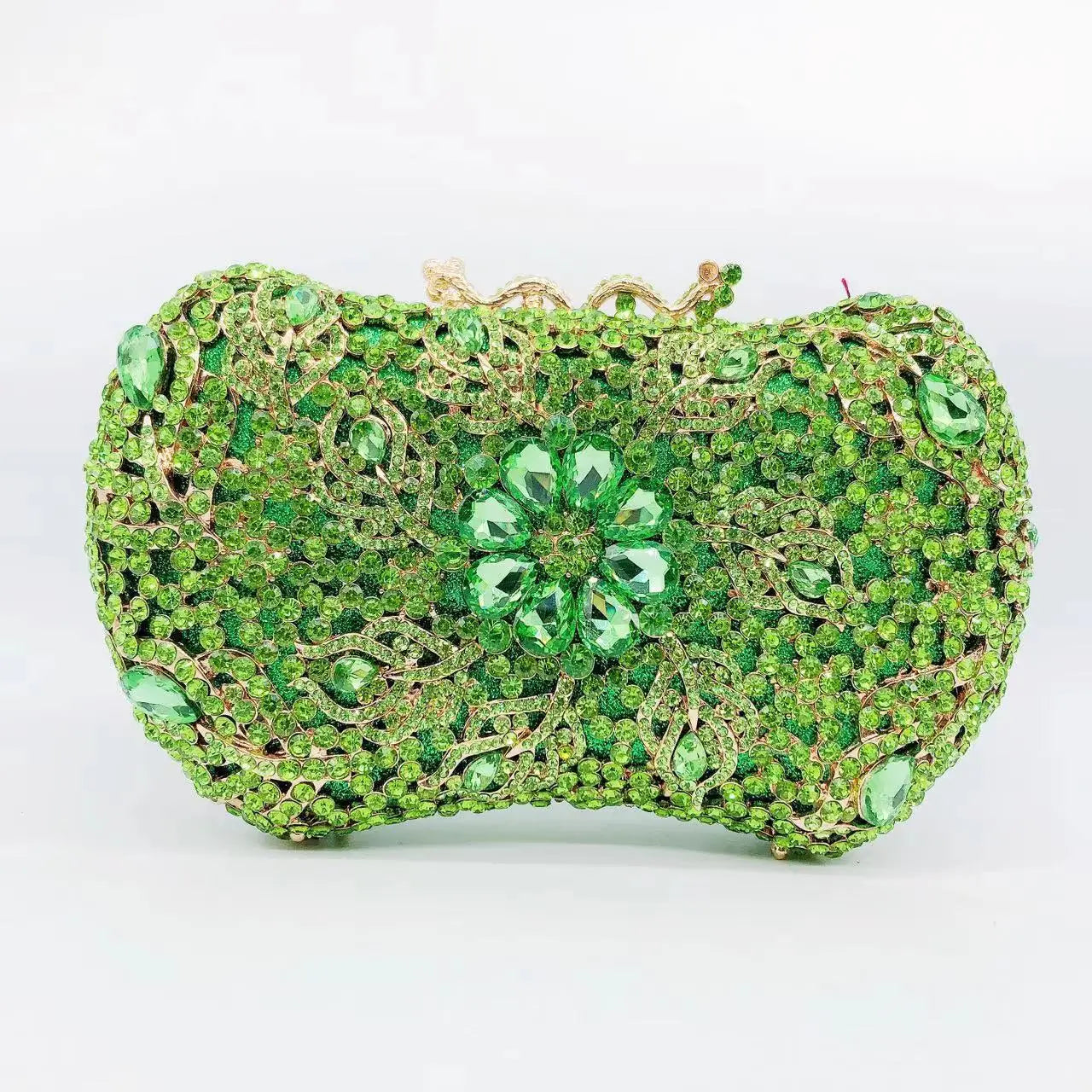 Rhinestone Banquet Clutch Bag - Women's Crystal Evening Purse Handbags The
