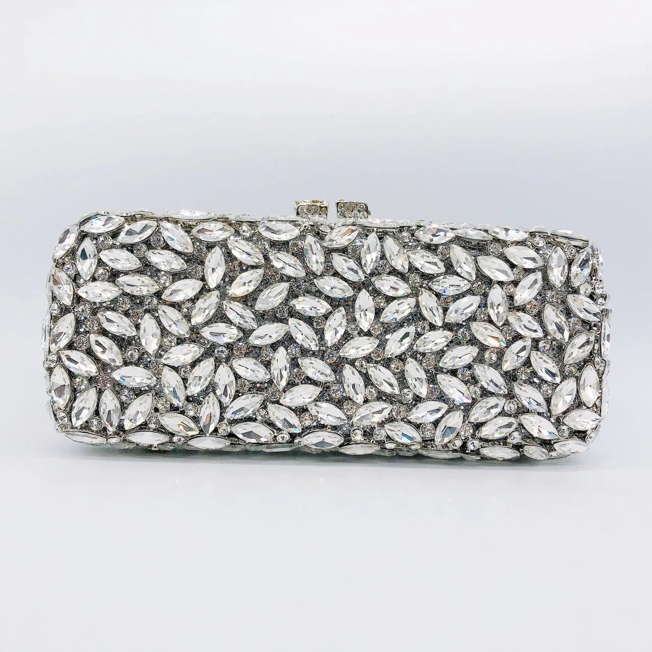 Rhinestone Banquet Clutch Bag - Women's Crystal Evening Purse Handbags The