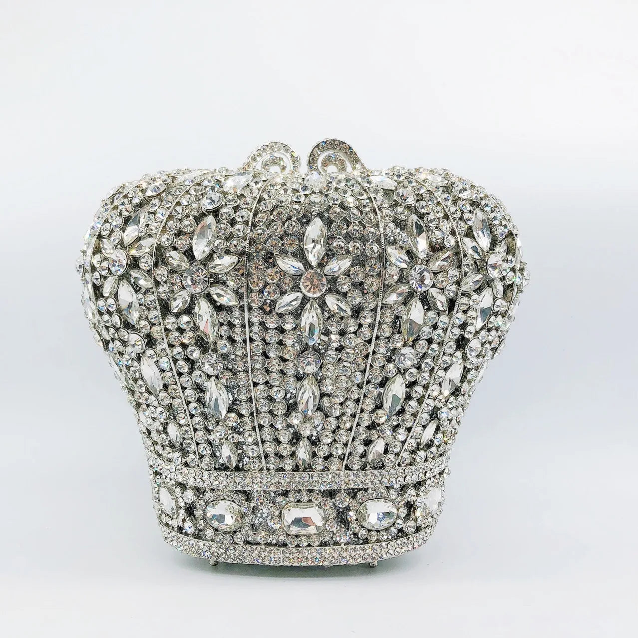 Rhinestone Banquet Clutch Bag - Women's Crystal Evening Purse Handbags The