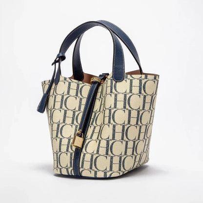 Letter Print Bucket Bag - Women's Large-Capacity Shoulder Handbag for Travel Handbags The