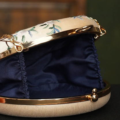 Chinese Embroidered Evening Bag - Women's Elegant Shoulder Purse for Weddings Handbags The