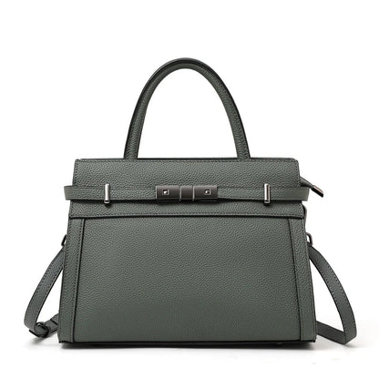 First Layer Cowhide Tote - Women's Genuine Leather Work Bag for Everyday Elegance Handbags The