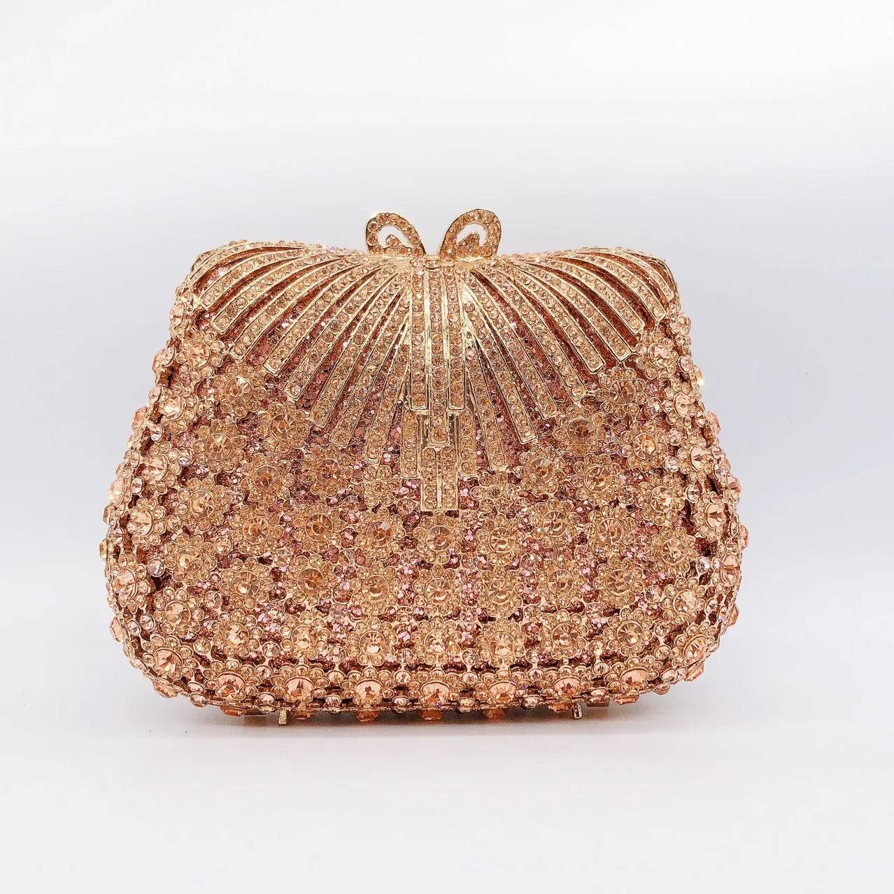 Rhinestone Banquet Clutch Bag - Women's Crystal Evening Purse Handbags The