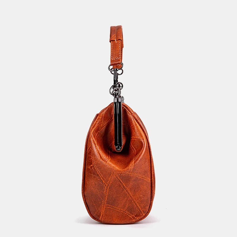 Soft Hobo Shoulder Bag - Women's Minimalist Leather Purse for Everyday Carry Handbags The