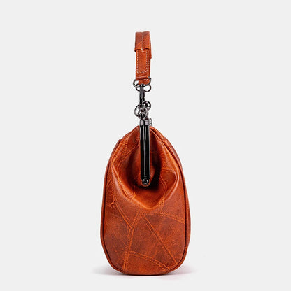 Soft Hobo Shoulder Bag - Women's Minimalist Leather Purse for Everyday Carry Handbags The