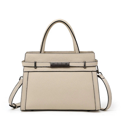 First Layer Cowhide Tote - Women's Genuine Leather Work Bag for Everyday Elegance Handbags The