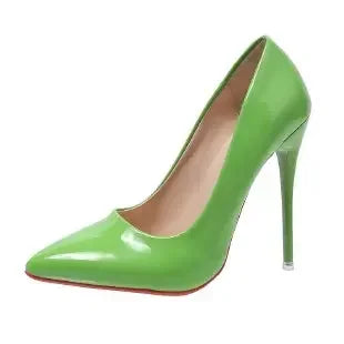 Pointed-Toe 12CM Stiletto Pumps - Women's Dress for Weddings - Handbags The