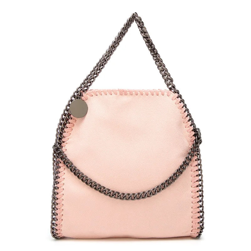 Chain Strap Bucket Bag - Women's Soft Designer Shoulder Purse for Daily Wear Handbags The