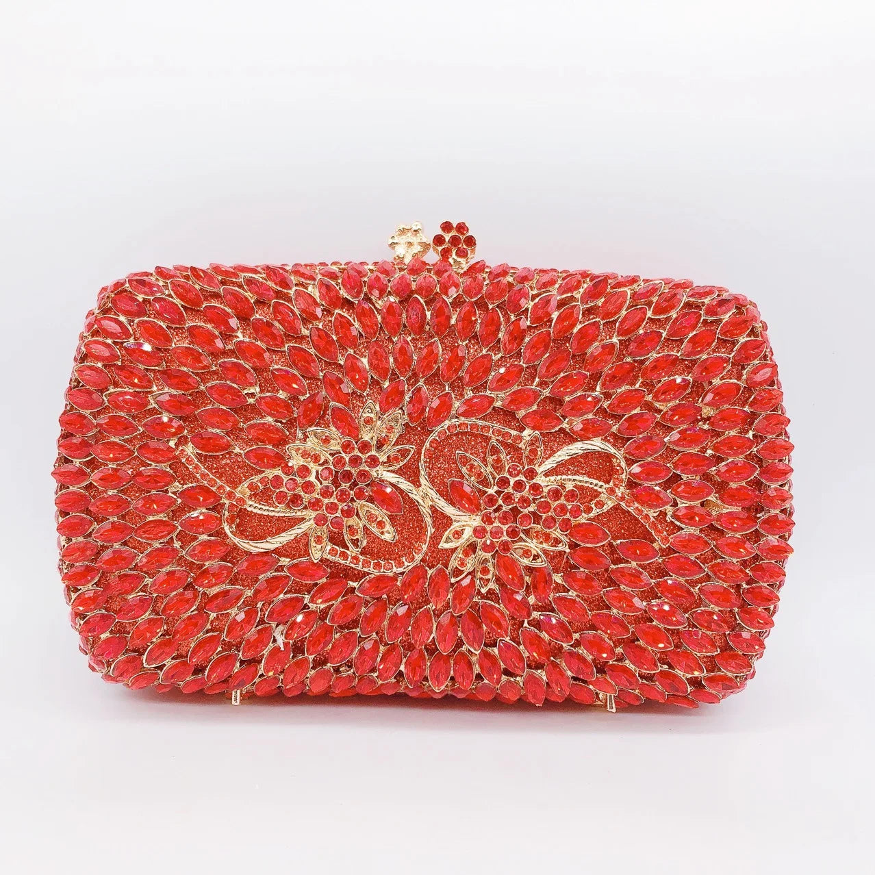 Rhinestone Banquet Clutch Bag - Women's Crystal Evening Purse Handbags The