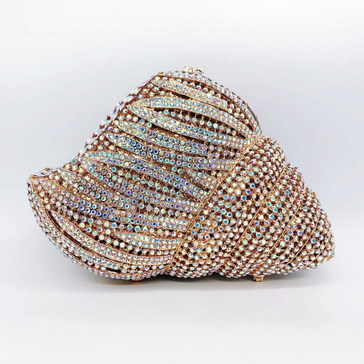 Rhinestone Banquet Clutch Bag - Women's Crystal Evening Purse Handbags The