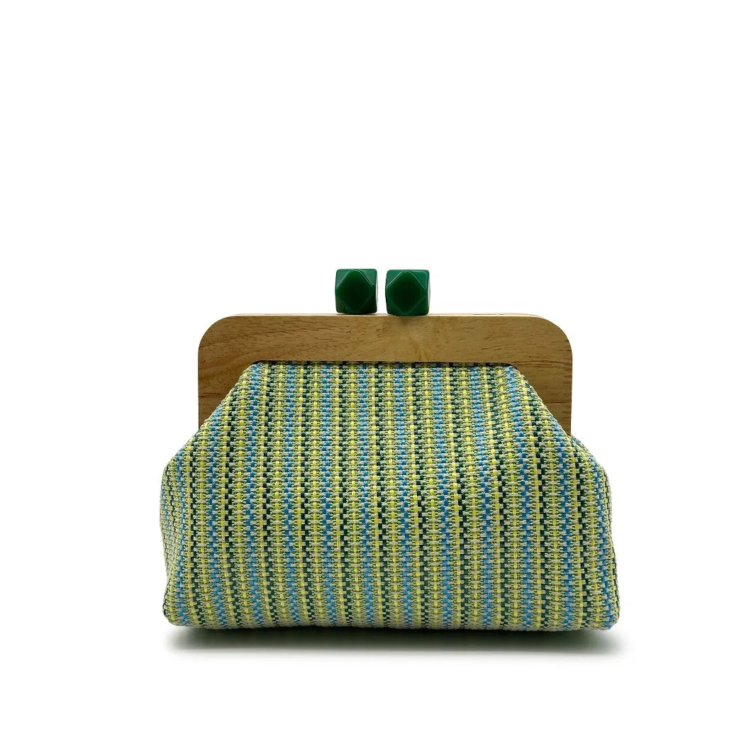 Striped PP Straw Shell Bag - Women's Summer Crossbody Purse for Beach Days Handbags The