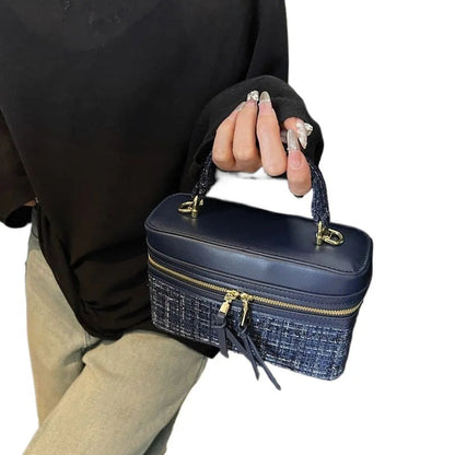 Lightweight Square Box Crossbody Bag - Women's Portable Everyday Handbag Handbags The