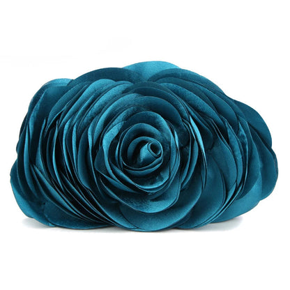 Floral Embroidered Bridal Clutch - Women's Wedding Evening Purse Handbags The