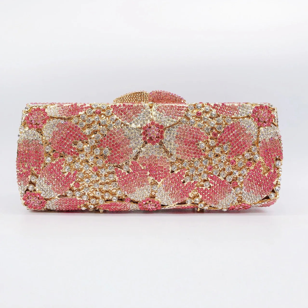 Rhinestone Banquet Clutch Bag - Women's Crystal Evening Purse Handbags The