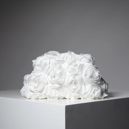 Floral Gala Clutch Bag - Women's Party & Wedding Evening Purse Handbags The