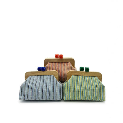 Striped PP Straw Shell Bag - Women's Summer Crossbody Purse for Beach Days Handbags The