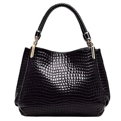 Vintage PU Leather Tote - Women's Large-Capacity Shoulder Bag for Daily Wear Handbags The