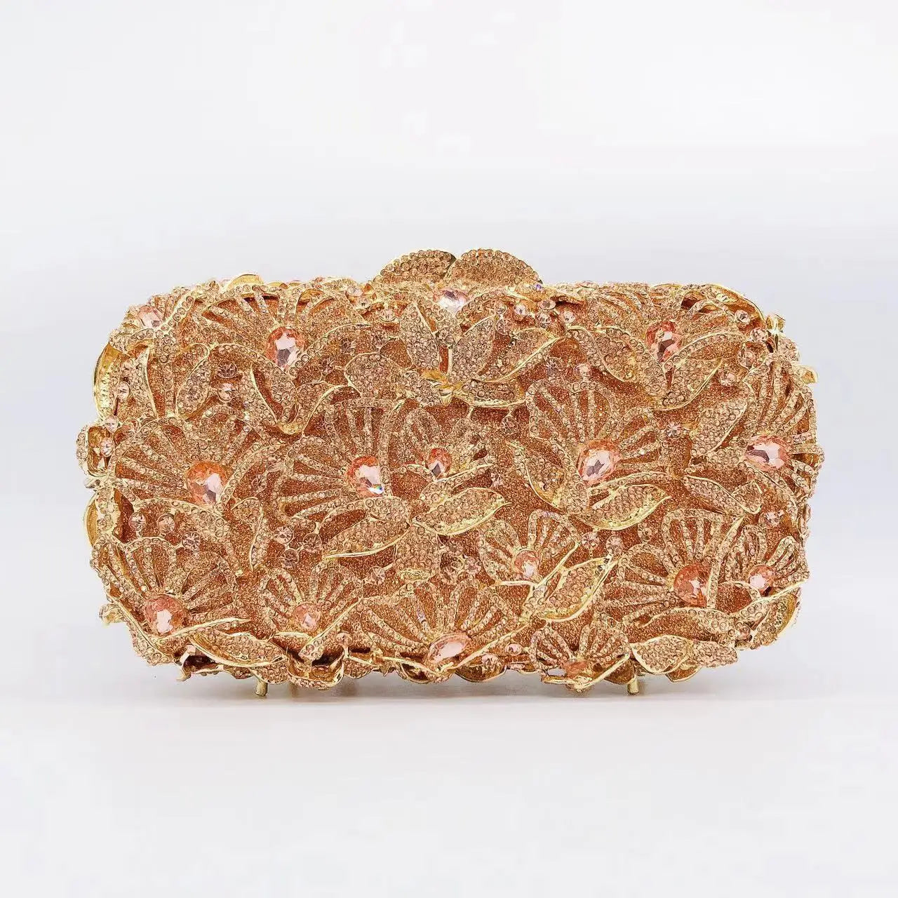Rhinestone Banquet Clutch Bag - Women's Crystal Evening Purse Handbags The