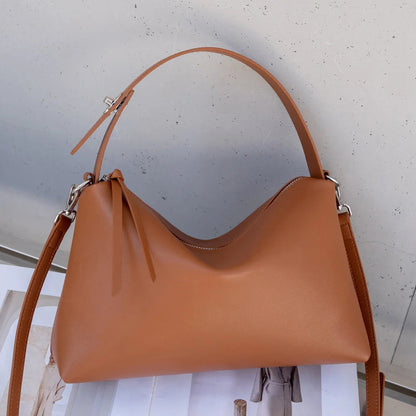 Suede Boston Tote - Women's Soft Crossbody Handbag for Autumn & Winter Handbags The