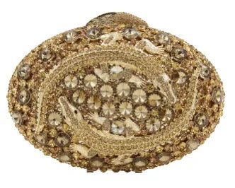 Rhinestone Banquet Clutch Bag - Women's Crystal Evening Purse Handbags The