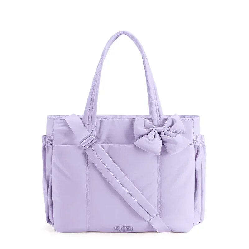 Multi-Pocket Commuter Tote Bag - Women's Large-Capacity Messenger & Sport Handbag Handbags The
