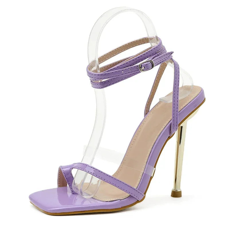 Transparent Strap High Heel Sandals - Women's Party Dress Shoes