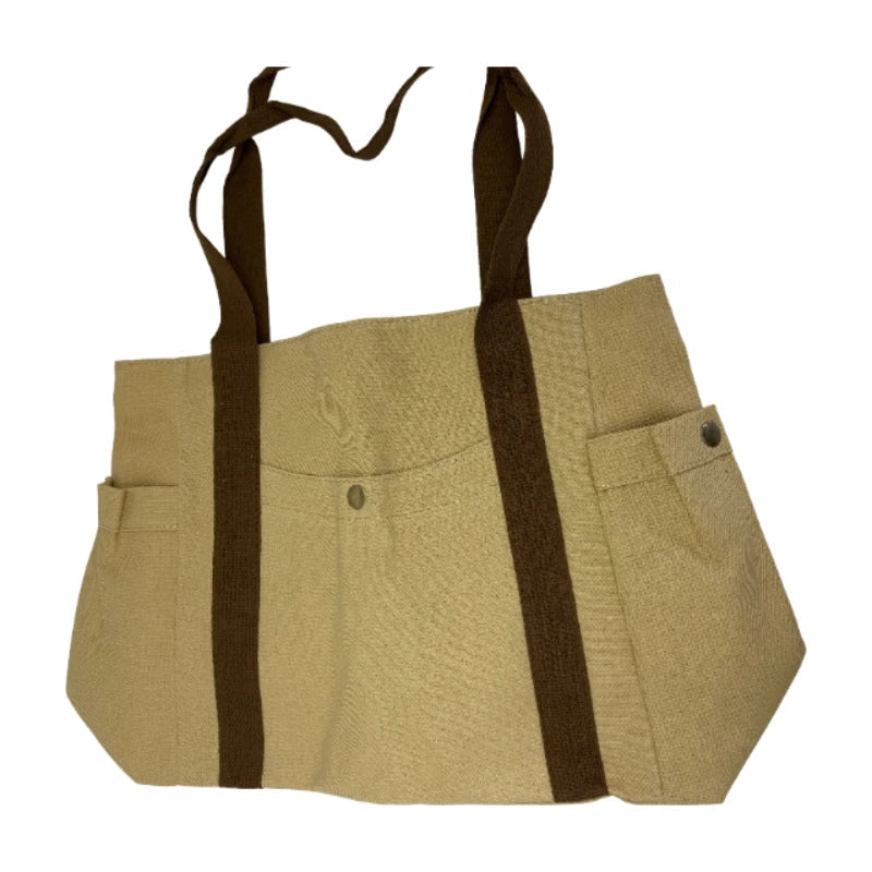 Large-Capacity Canvas Tote Bag - Women's Work, College & Commuter Shoulder Bag Handbags The