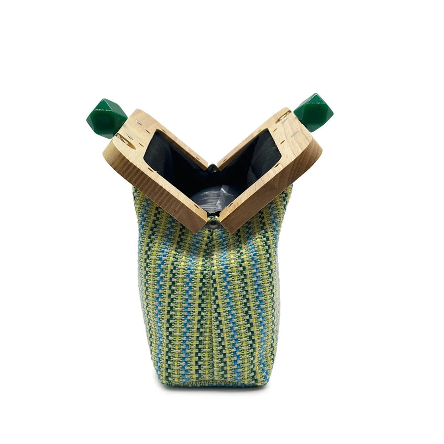 Striped PP Straw Shell Bag - Women's Summer Crossbody Purse for Beach Days Handbags The