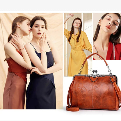 Soft Hobo Shoulder Bag - Women's Minimalist Leather Purse for Everyday Carry Handbags The