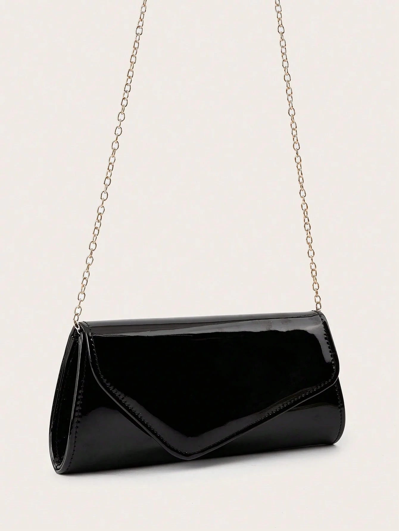 Textured Crossbody Clutch Bag - Women's Solid Color Office-to-Evening Purse Handbags The