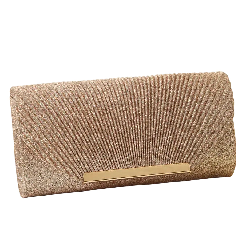 Elegant Chain Dinner Clutch - Women's Bridal & Bridesmaid Evening Bag Handbags The