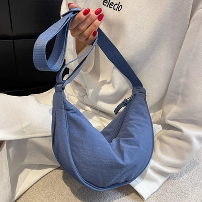 Large-Capacity Hobo Tote Bag - Women's Casual Travel Shoulder & Crossbody Handbag Handbags The