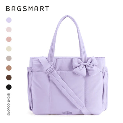 Multi-Pocket Commuter Tote Bag - Women's Large-Capacity Messenger & Sport Handbag Handbags The