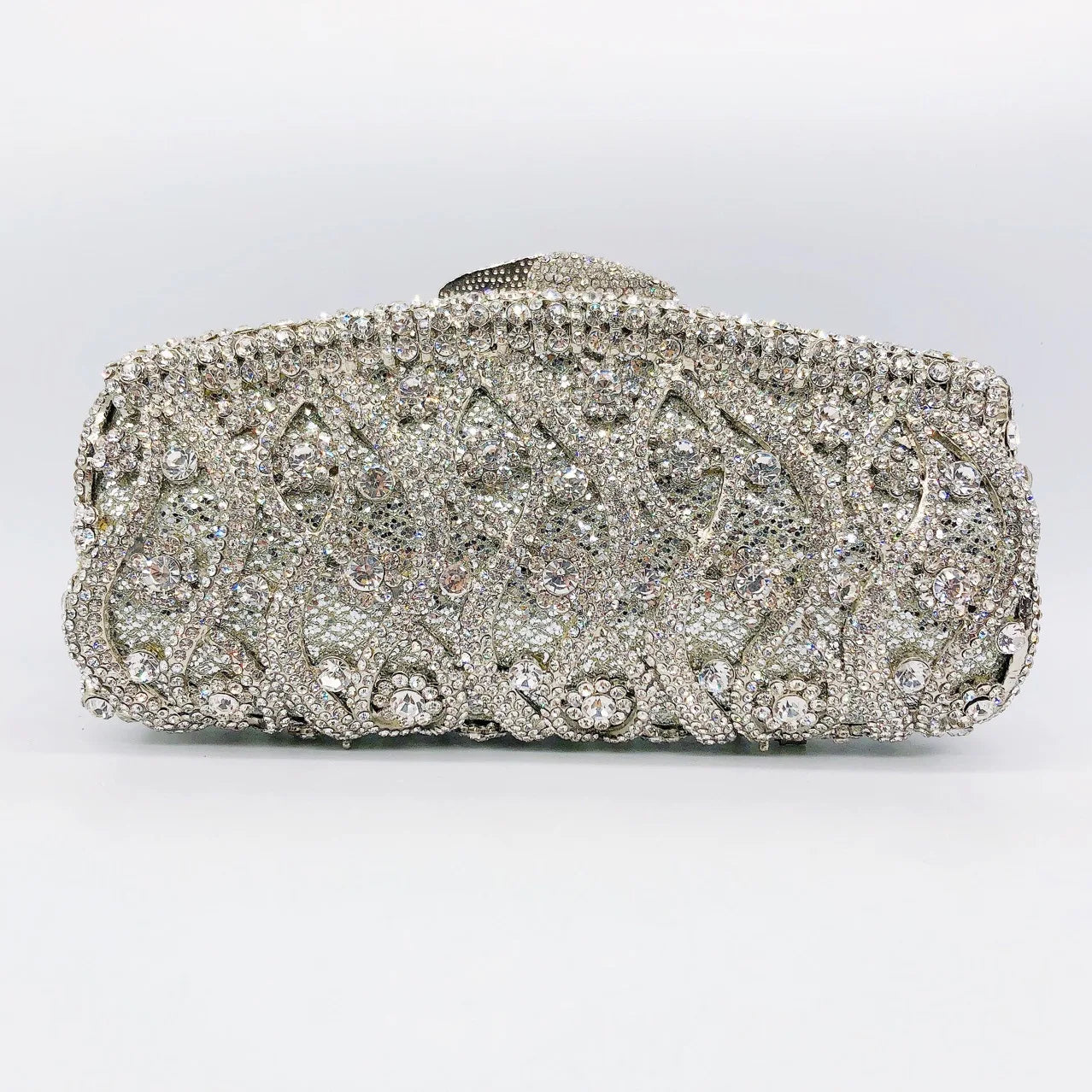 Rhinestone Banquet Clutch Bag - Women's Crystal Evening Purse Handbags The