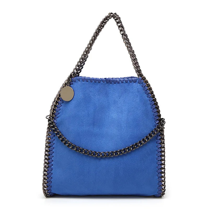 Chain Strap Bucket Bag - Women's Soft Designer Shoulder Purse for Daily Wear Handbags The