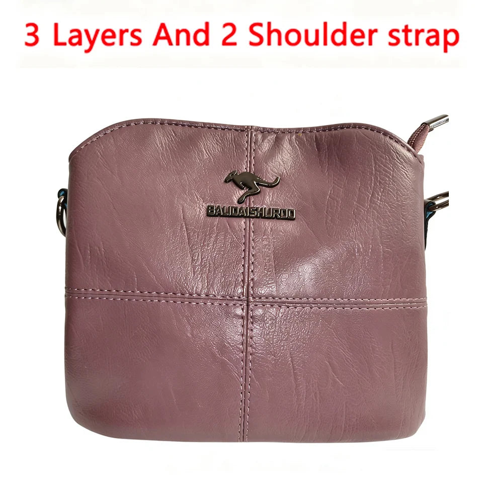 Vintage PU Leather Tote - Women's Large-Capacity Shoulder Bag for Daily Wear Handbags The